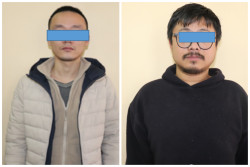 Two Chinese nationals held on human trafficking charge